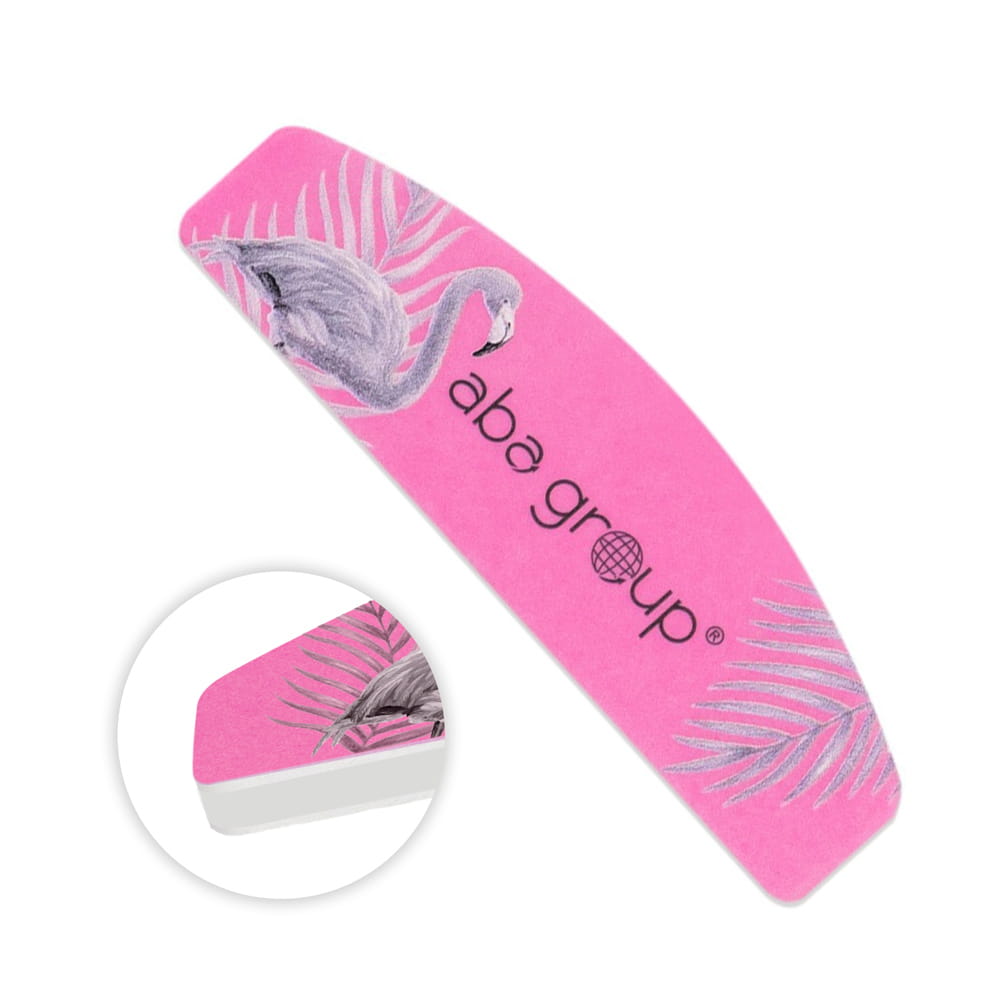 Polerka nabłyszczająca Aba Group łódka półksiężyc 300/300 różowa