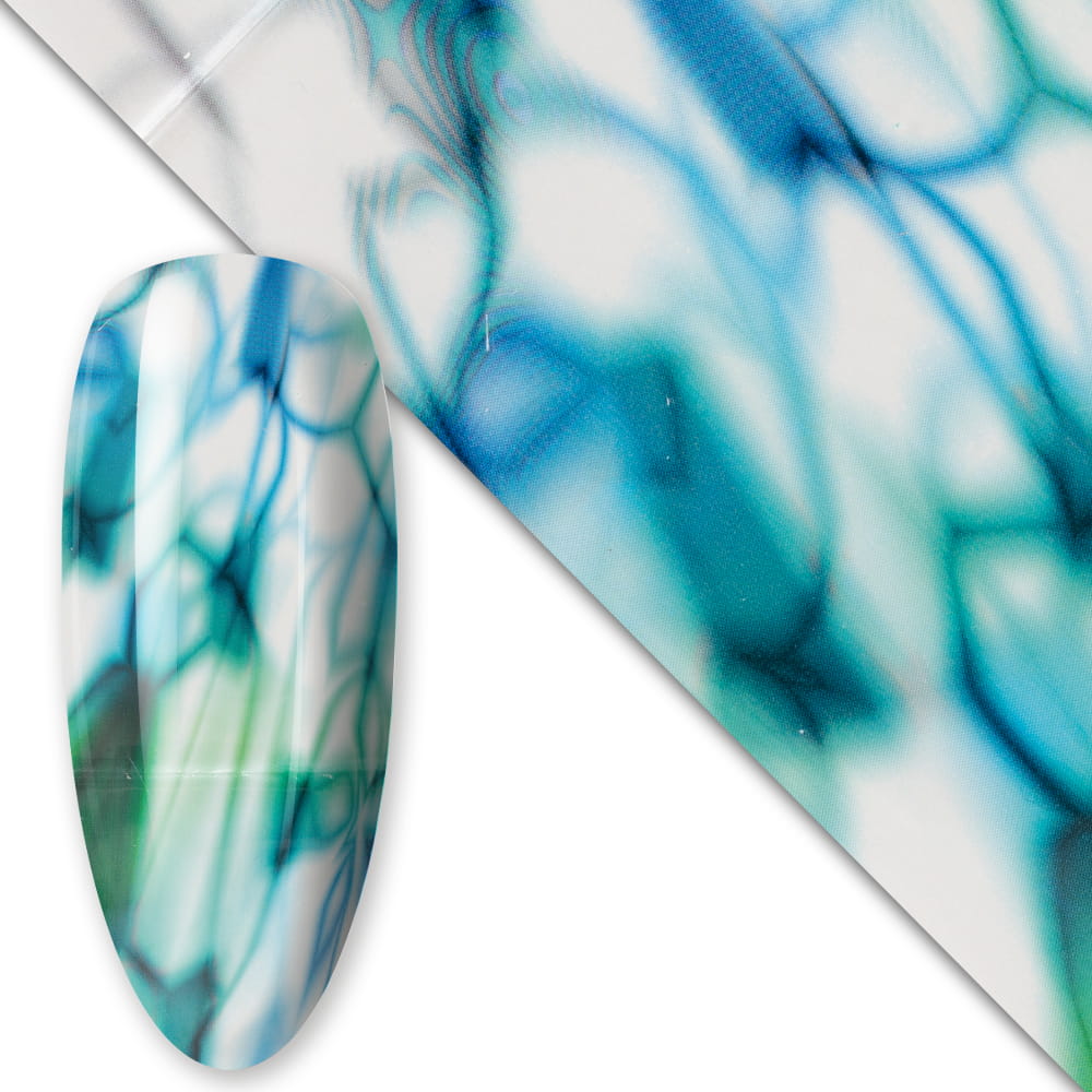 Folia transferowa do paznokci 80 cm Mix Nr 17