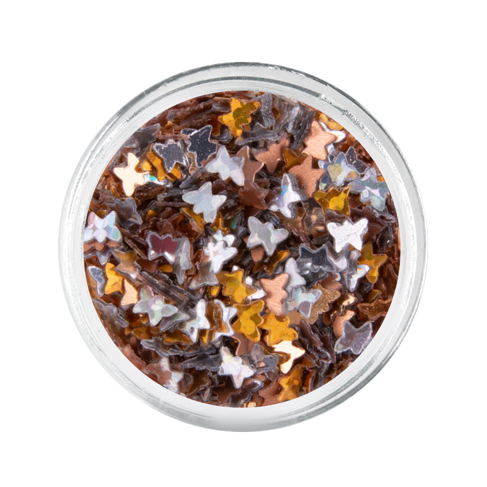 Ozdoba do paznokci kolorowe Mini Motylki Allepaznokcie mix Nr 1