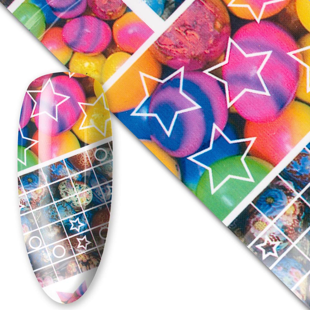 Folia transferowa wielkanocna 100 cm Nr 19