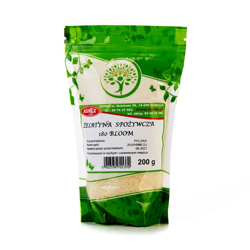Żelatyna 180 Bloom 200g