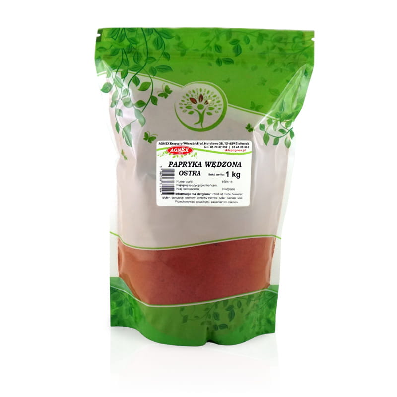 Papryka ostra wędzona mielona 1 kg