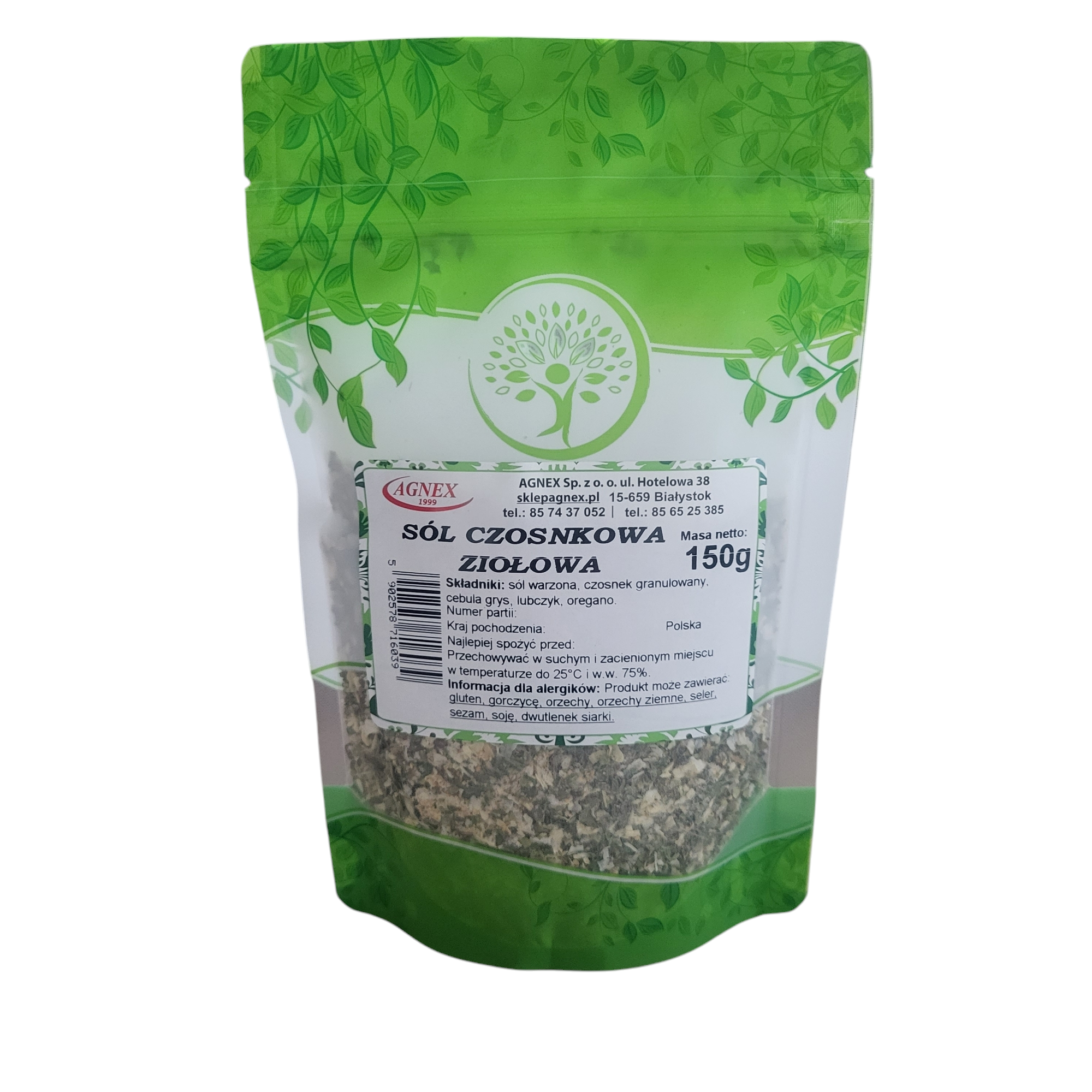 Sól czosnkowa- ziołowa 150g