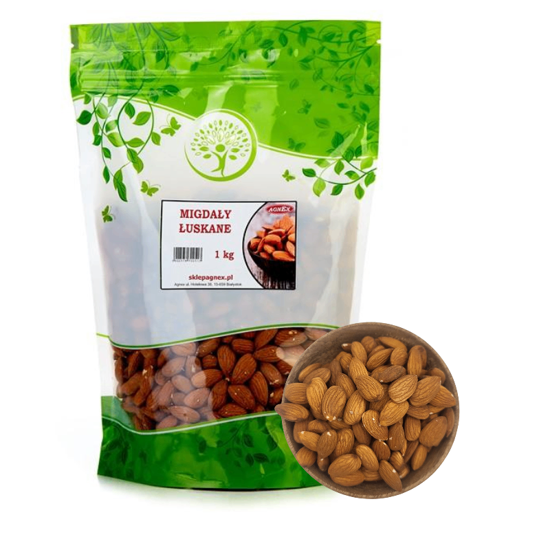 Migdały kalifornijskie łuskane 1 kg