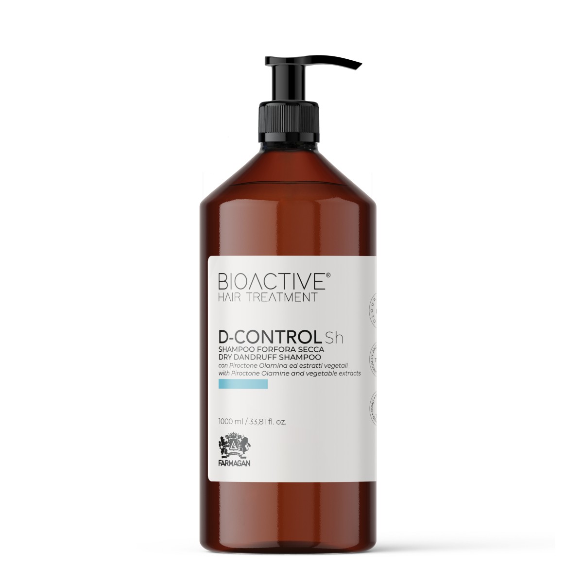 FARMAGAN D-CONTROL Szampon do włosów z suchym łupieżem 1000ml