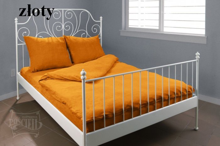 Pościel Frotte wz. 33 złoty rozmiar 160x200