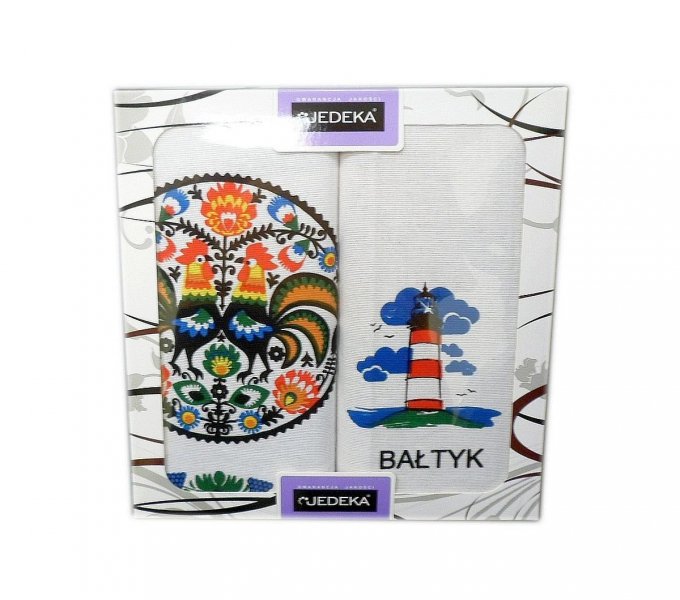 Ściereczki Ludowe KOMPLET wz. 66 Bałtyk - rozm. 2x 50x70