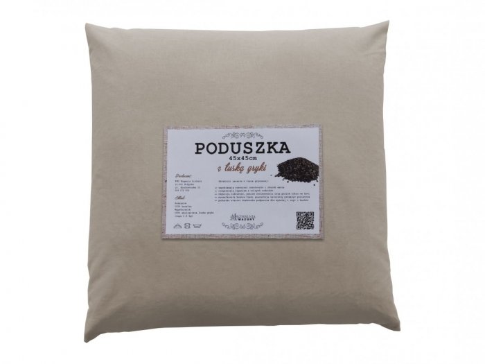 Poduszka z łuską gryki 45x45