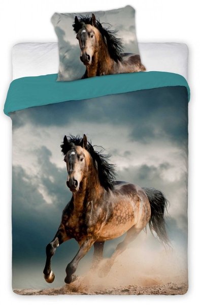 Pościel Best Friends 100% bawełna 160x200 - wz. Koń 005