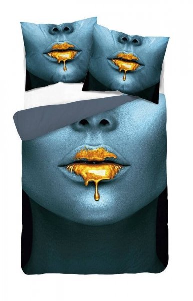 Pościel satynowa z mikrowłókna 3D 160x200 - wz. 4181 A