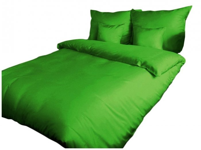 Pościel satynowa DARYMEX kolekcja Satynlove 160x200 wz. nowa zieleń 014