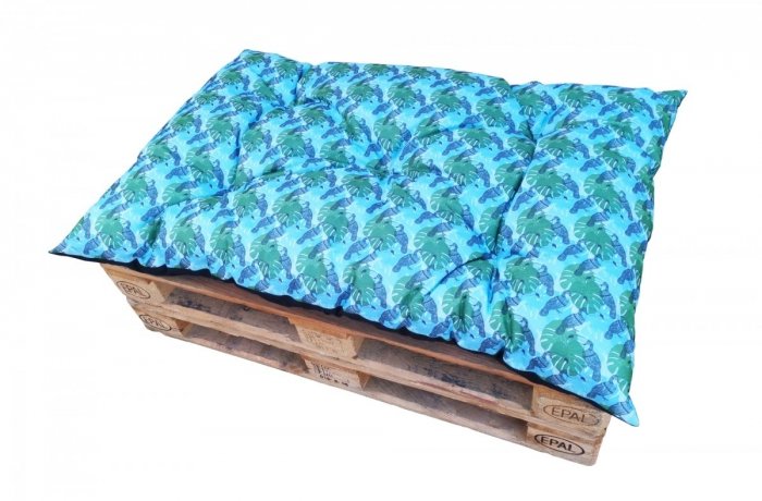 Poduszka ogrodowa na paletę (z wiązaniem) 230x40 wz. Tropicana