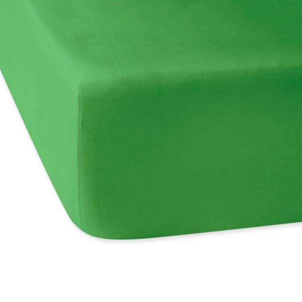 Prześcieradło satynowe z gumką 180x200 l - Nowa zieleń