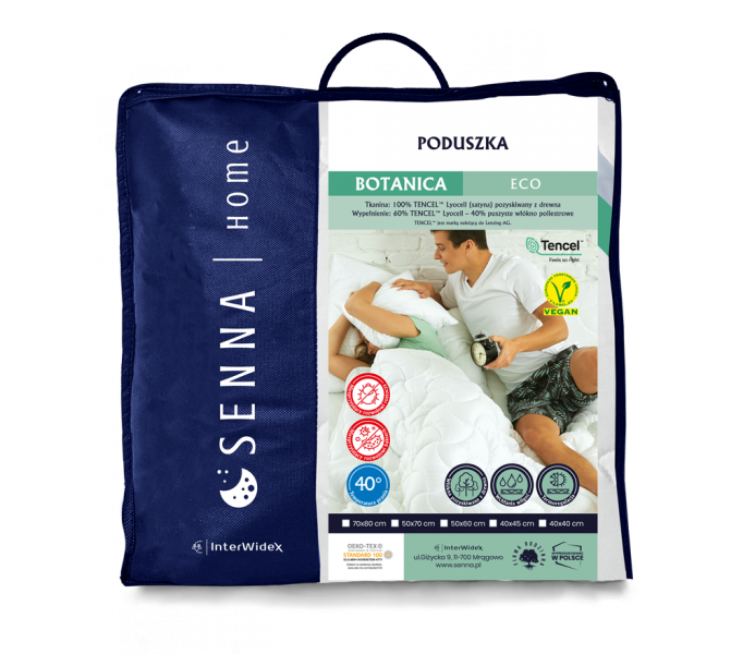 Poduszka BOTANICA/TENCEL ECO Inter-Widex 40x45