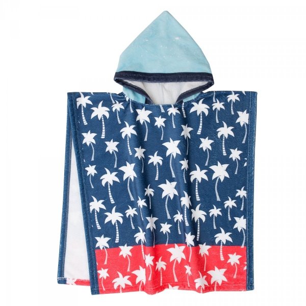 Ręcznik kąpielowy poncho 60x60 wz. Palmy