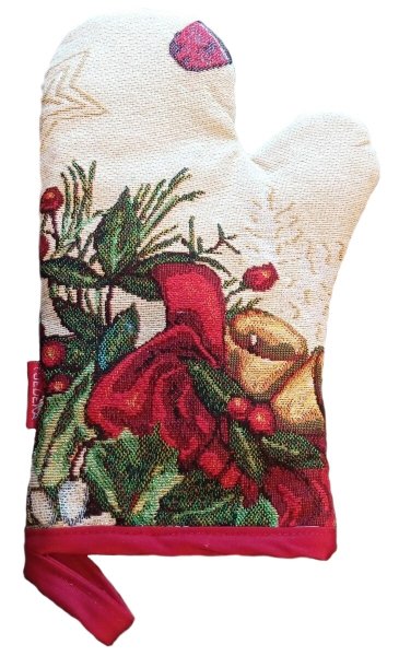 Rękawica świąteczna gobelinowa 15x28 cm wz. BN 102