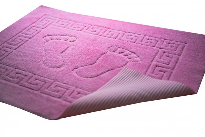 Dywanik łazienkowy - antypoślizgowy 50x70 wz. P08 jasny róż