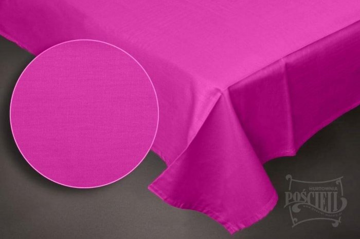 Prześcieradło RUBIN 100% bawełna 160x200 bez gumki wz. fuksja