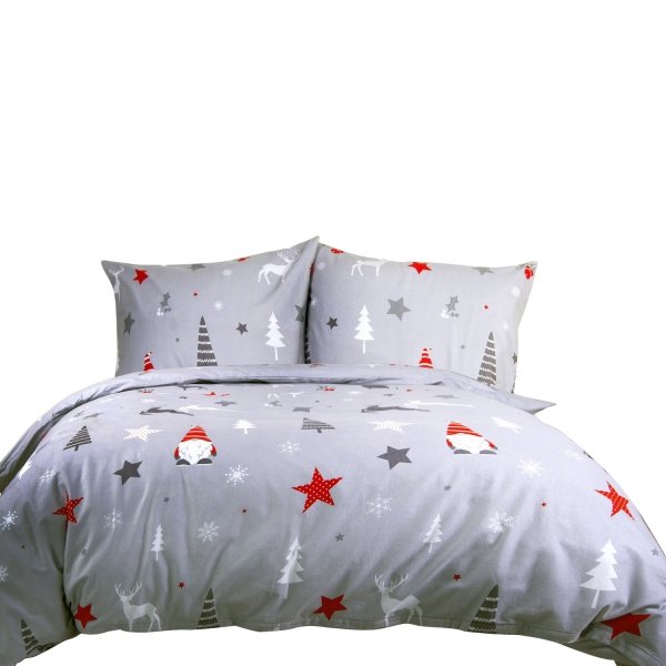 Pościel flanelowa, gruba FLANELA 220x200 wz. 31508/1 kolekcja FlaneLOVE