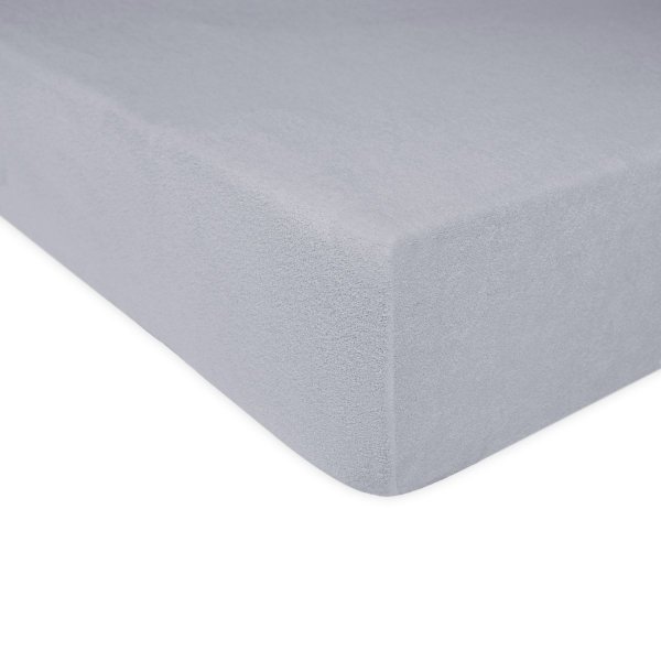 Grube Prześcieradło FROTTE 180x200 na gumkę wz. 024 popiel