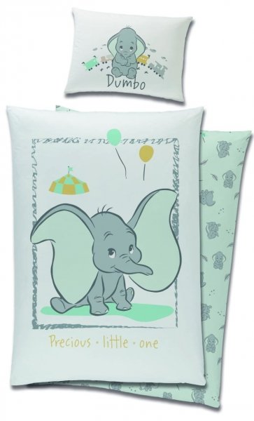 Pościel dziecięca Licencyjna do łóżeczka Dumbo 90x120 wz. DUM219037-17
