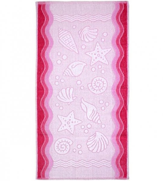 Ręcznik FLORA OCEAN 50x100 kolor różowy