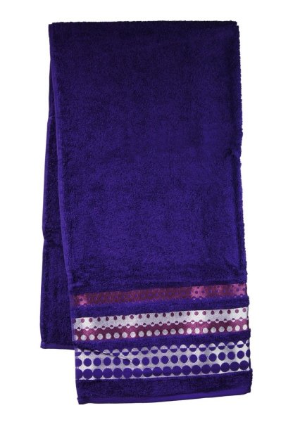 Ręczniki Silver - rozmiar 70x140 wz. Indigo