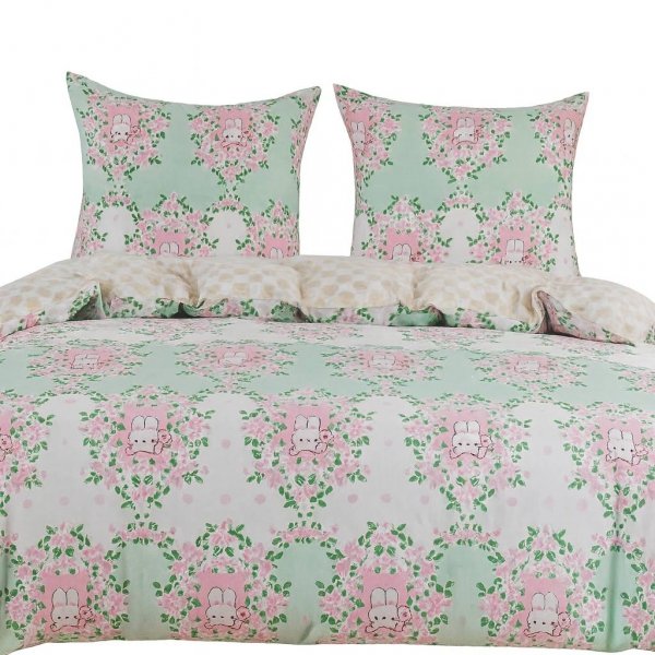 Pościel dwustronna bawełna satynowa 160x200 - wz. QM-16687