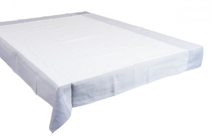 Obrus teflonowy rozmiar 140x180 wzór krem/szary (250)