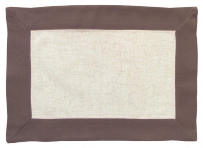 Obrus Kalabria 1772 85x85 Kolor: szaro-brązowy