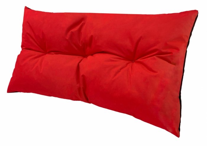 Poduszka ogrodowa na paletę huśtawkę 120x60 wz. Czerwony
