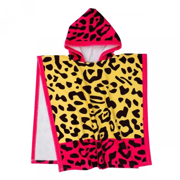 Ręcznik kąpielowy poncho 60x60 wz. Panterka
