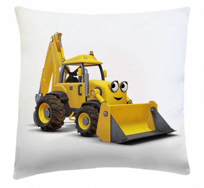 Poduszka dekoracyjna 40x40 wz. Koparka