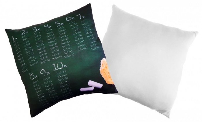 Poduszka matematyczna 40x40 wz. 02/biały