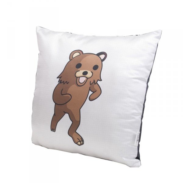 Poszewka na poduszkę komixxowa z mikrofibry rozmiar 37x37 wz. Miś Pedobear