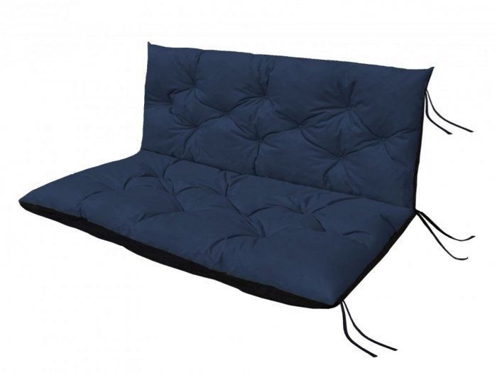 Poduszka ogrodowa na huśtawkę - 120x60x50 wz. Granatowy