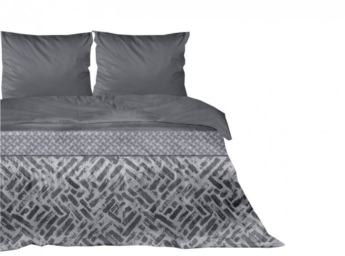 Pościel satynowa GRENO XQ Extra Quality 160x200 wz. Diego