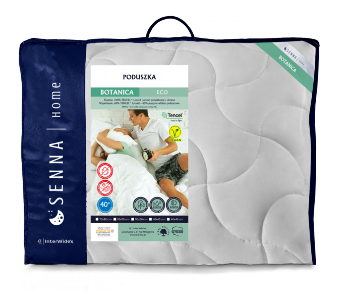 Poduszka BOTANICA/TENCEL regulowana Inter-Widex 70x80