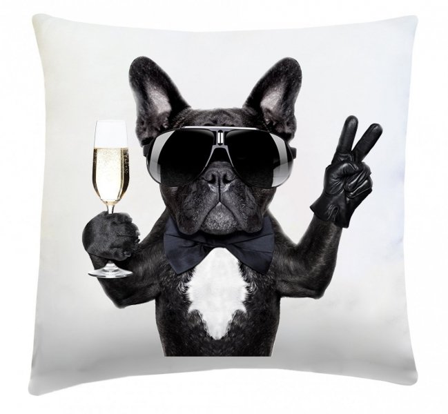 Poduszka dekoracyjna 40x40 wz. Pies