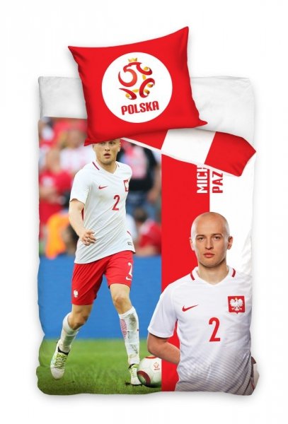 Pościel sportowa licencyjna 100% bawełna 160x200 - Michał Pazdan 02