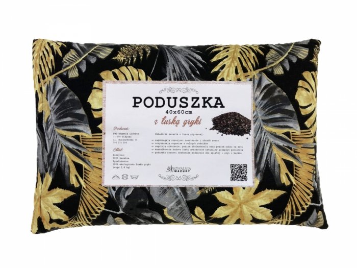Poduszka z łuską gryki 40x60 wz. 5 tropikalny