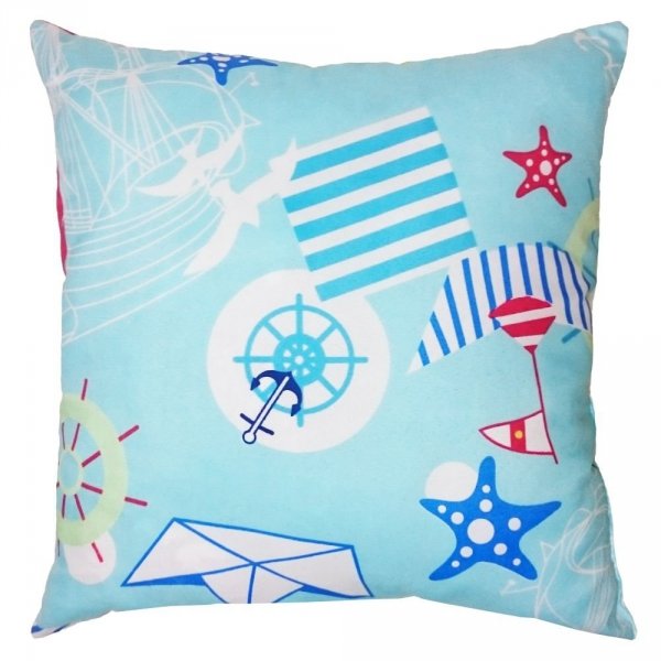 Poduszka Antyalergiczna 40x40 - SILIKON wz. wielobarwny