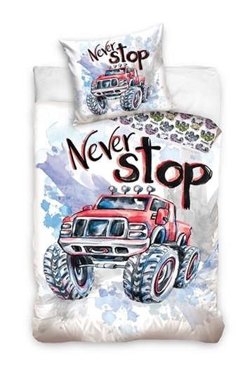 Pościel młodzieżowa 100% bawełna 160x200 - Auto - NL195007