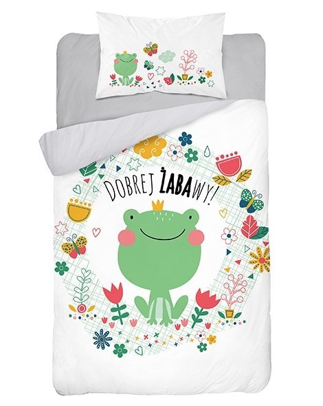 Pościel dziecięca bawełniana do łóżeczka 90x120 wz. 3675 B