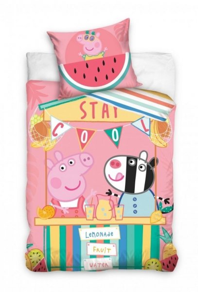 Pościel licencyjna 100% bawełna 160x200 - Peppa - PP203062