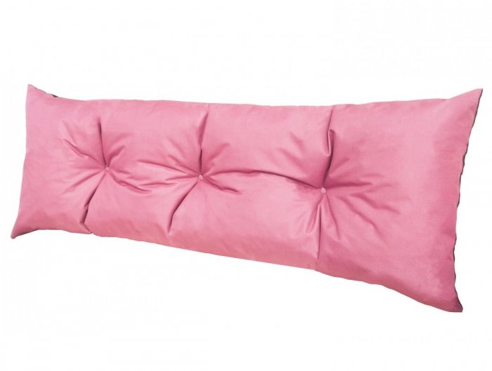Poduszka ogrodowa na paletę - oparcie 120x40 wz. Różowy