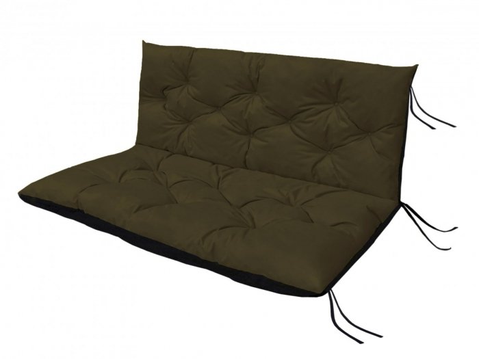 Poduszka ogrodowa na huśtawkę - 120x60x50 wz. Khaki
