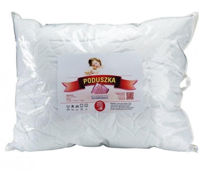 Poduszka LUX Antyalergiczna 50x50 - Kulka Silikonowa