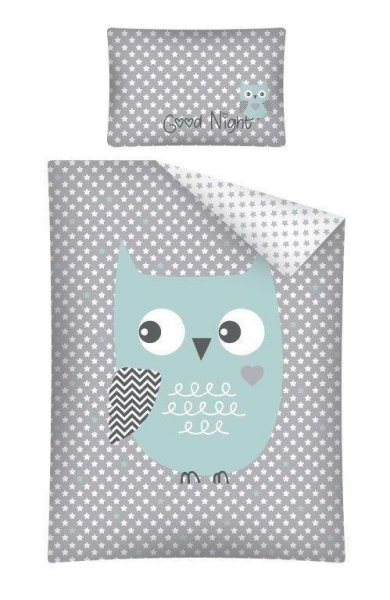 Pościel dziecięca bawełniana do łóżeczka 100x135 wz. 2984 B