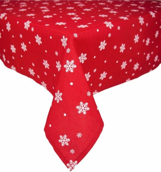 Obrus Świąteczny Boże Narodzenie wz. Śnieżka 1681 140x260